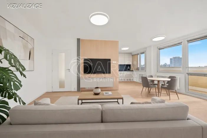 Prodej bytu 4+kk, Praha - Žižkov, U kněžské louky, 81 m2