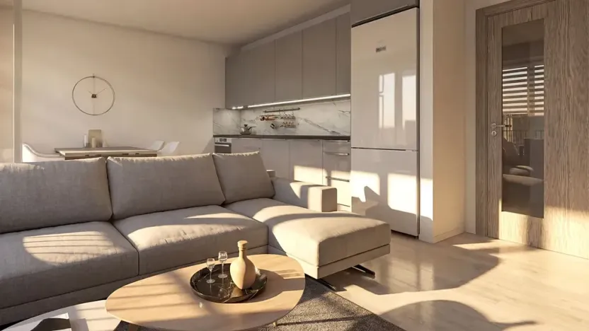 Prodej bytu 1+kk, Tuchoměřice, 33 m2