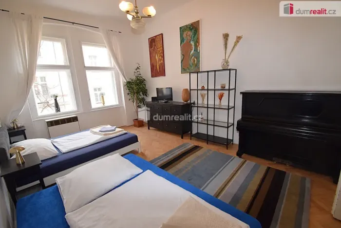 Pronájem bytu 1+1, Praha - Vinohrady, Jana Masaryka, 43 m2