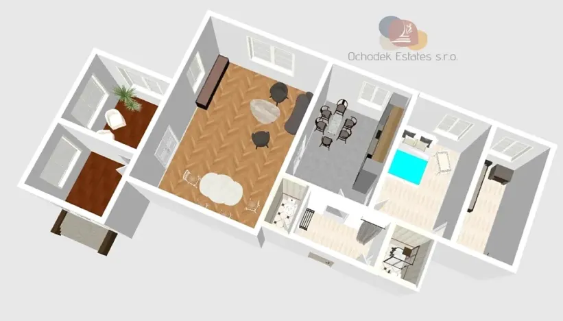 Prodej bytu 3+1, Český Krumlov, 5. května, 99 m2