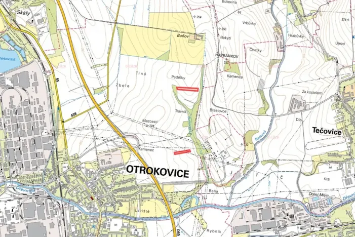 Prodej pole, Otrokovice, 11441 m2