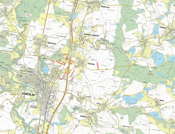 Prodej pole, Zvěrotice, 97424 m2