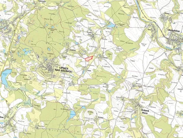 Prodej pole, Krásná Hora, 41108 m2