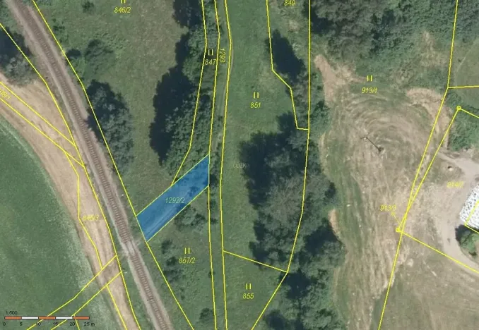 Prodej podílu pozemku, Pustá Kamenice, 960 m2