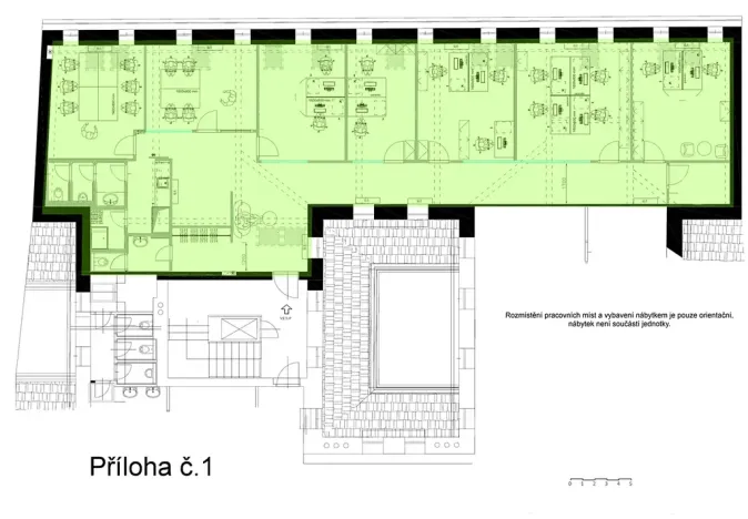 Pronájem kanceláře, Praha - Nové Město, Na příkopě, 215 m2