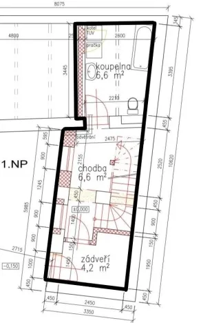 Pronájem bytu 2+kk, Jablonec nad Nisou, Nádražní, 55 m2