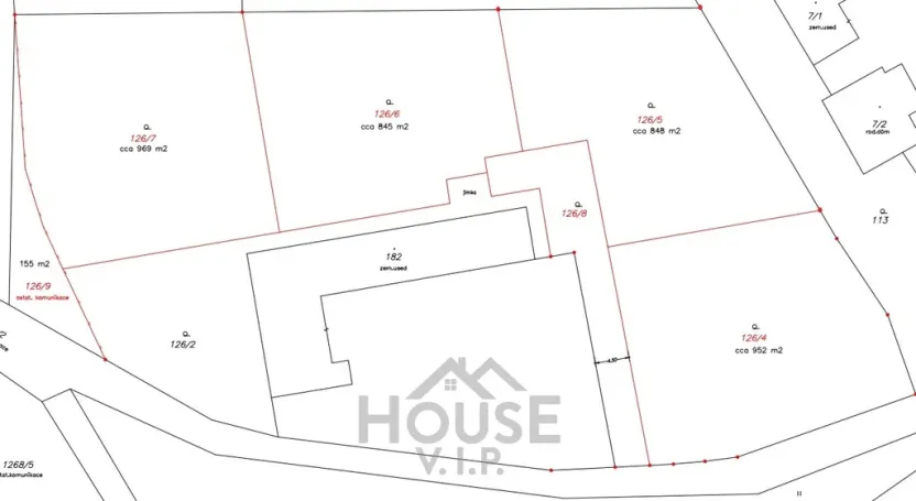 Prodej pozemku pro bydlení, Strojetice, 845 m2