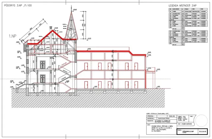 Prodej vily, Nový Bydžov, Třída B. Smetany, 500 m2
