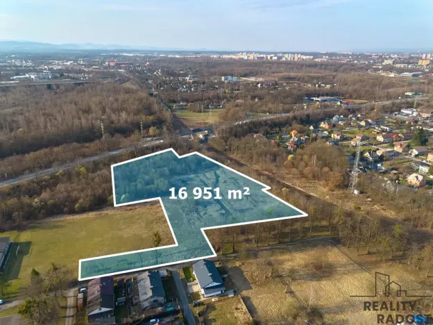 Prodej komerčního pozemku, Ostrava - Kunčičky, 16951 m2