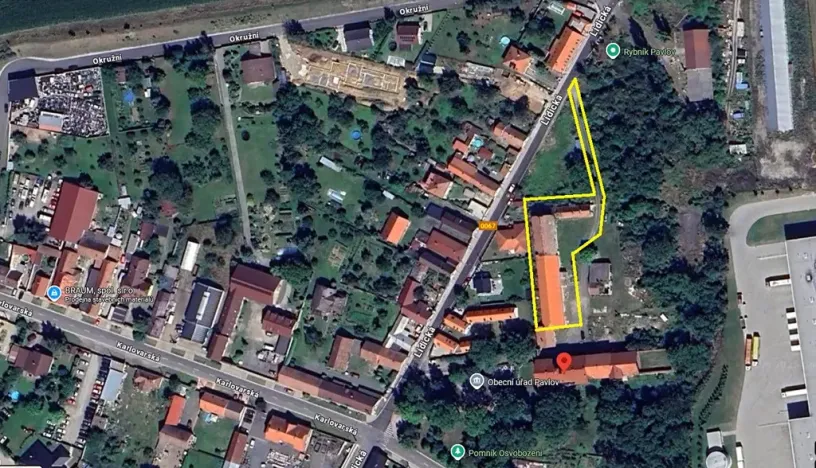 Prodej komerční nemovitosti, Pavlov, Lidická, 659 m2