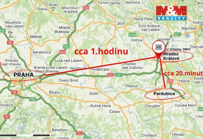 Prodej pozemku pro bydlení, Hradec Králové, U Cihelny, 520 m2