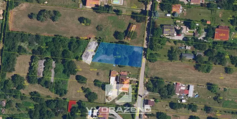 Prodej pozemku pro bydlení, Modřice, 894 m2