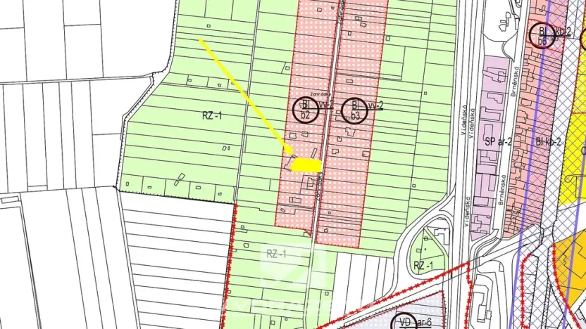 Prodej pozemku pro bydlení, Modřice, 894 m2