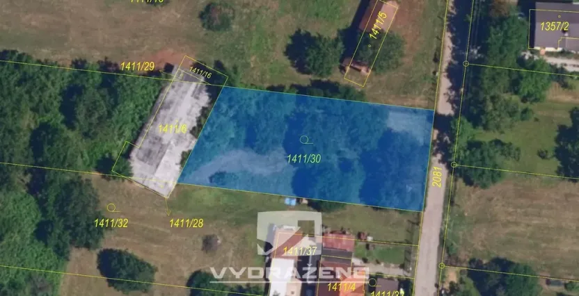 Prodej pozemku pro bydlení, Modřice, 894 m2