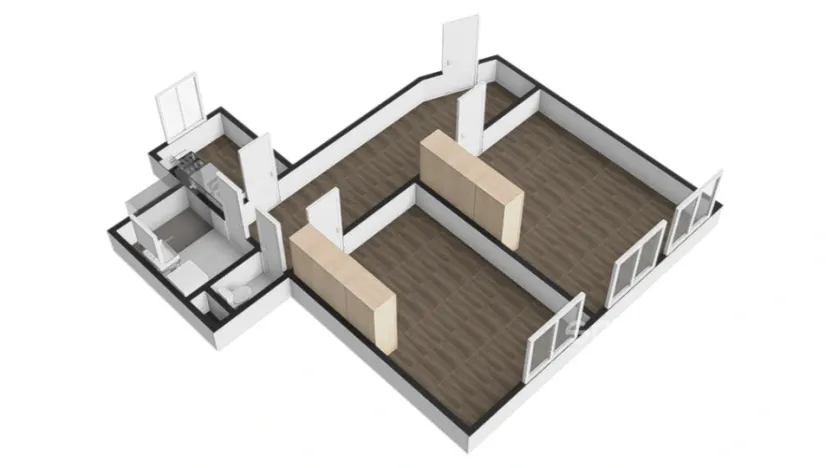 Pronájem bytu 2+1, Liberec - Liberec IV-Perštýn, Revoluční, 55 m2