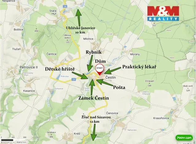 Prodej rodinného domu, Čestín, 80 m2