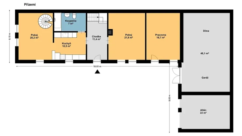 Prodej rodinného domu, Čtyřkoly, 180 m2