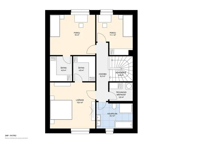 Prodej rodinného domu, Hoštka - Kochovice, Pod Křížkem, 187 m2