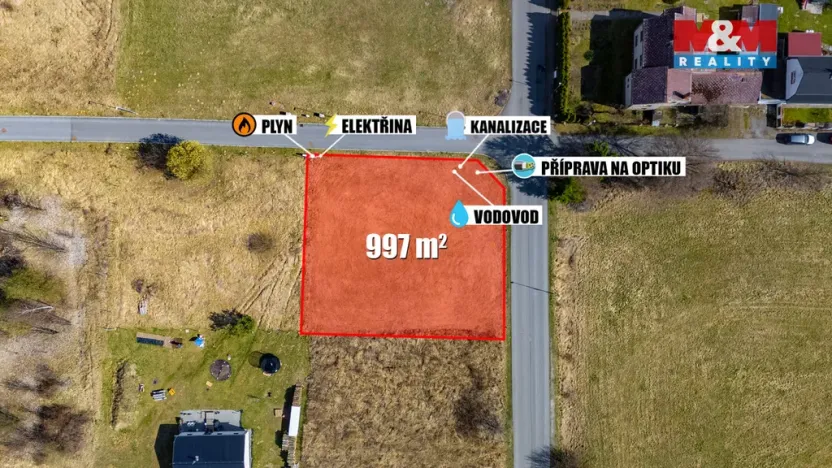 Prodej pozemku pro bydlení, Doksy, 997 m2