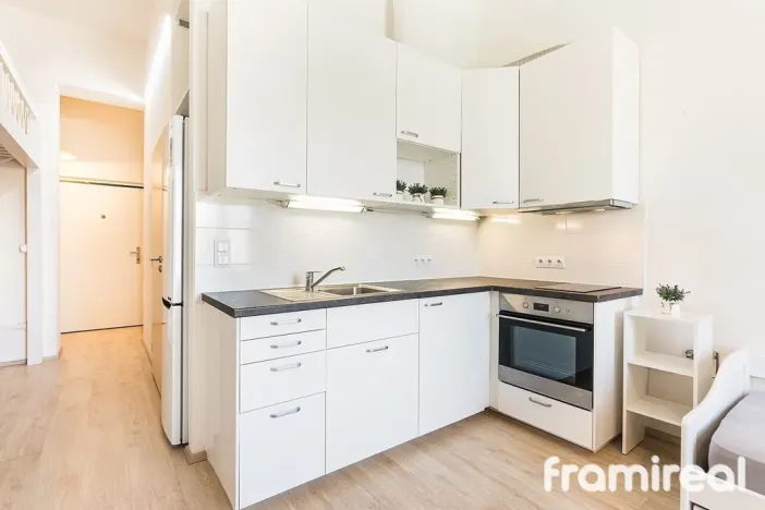 Pronájem bytu 1+kk, Brno, Kamínky, 33 m2