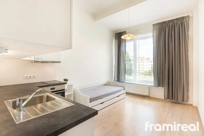 Pronájem bytu 1+kk, Brno, Kamínky, 33 m2