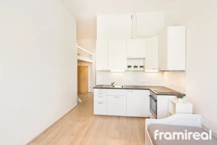 Pronájem bytu 1+kk, Brno, Kamínky, 33 m2