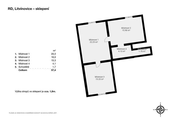 Prodej vícegeneračního domu, Litvínovice, 159 m2