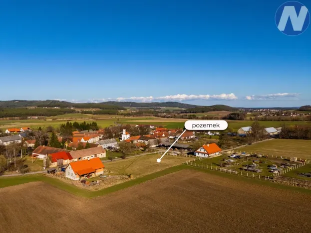 Prodej pozemku pro bydlení, Brloh - Rojšín, 1045 m2