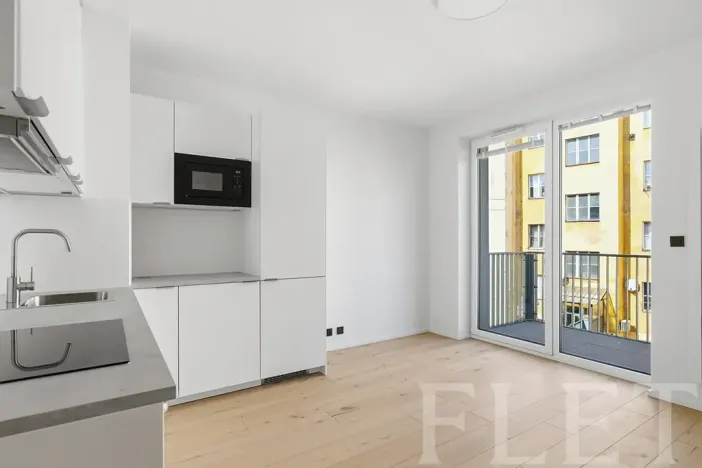 Pronájem bytu 1+kk, Praha - Vršovice, Krymská, 24 m2