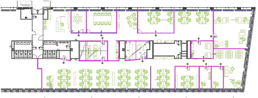 Pronájem kanceláře, Praha - Dejvice, Generála Píky, 855 m2
