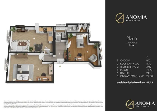 Prodej bytu 3+kk, Plzeň, Klatovská třída, 102 m2