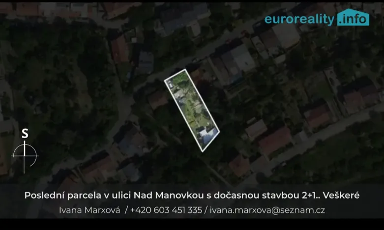 Prodej pozemku pro bydlení, Praha, Nad Manovkou, 713 m2