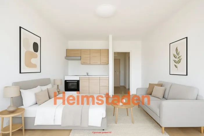 Pronájem bytu 1+kk, Ostrava - Zábřeh, Petruškova, 28 m2