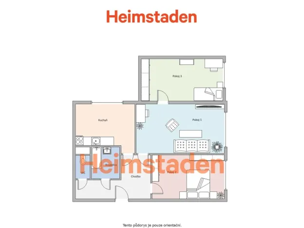 Pronájem bytu 3+1, Frýdek-Místek - Místek, Československé armády, 74 m2