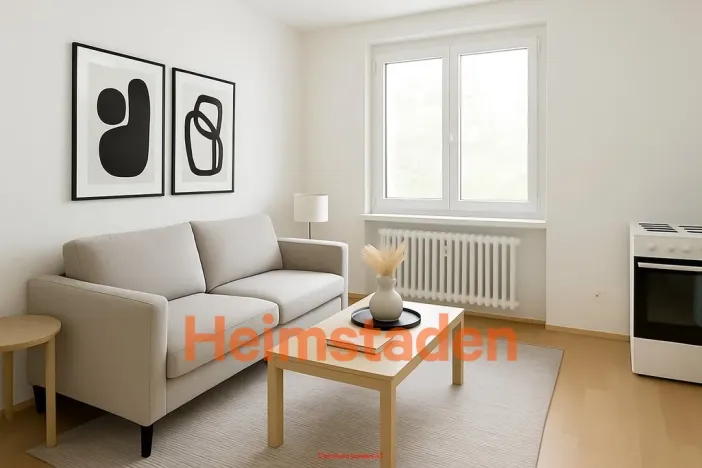 Pronájem bytu 1+kk, Karviná - Nové Město, Brožíkova, 28 m2