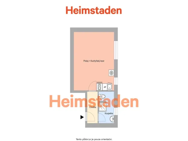 Pronájem bytu 1+kk, Karviná - Nové Město, Brožíkova, 28 m2