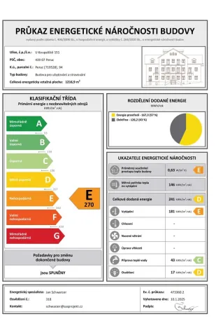 Pronájem bytu 4+kk, Peruc, U Koupaliště, 116 m2