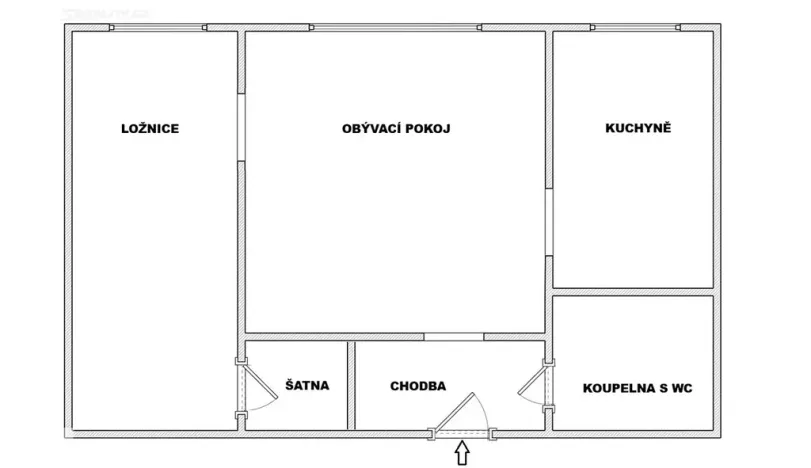 Pronájem bytu 2+1, Ostrava - Muglinov, Švédská, 43 m2