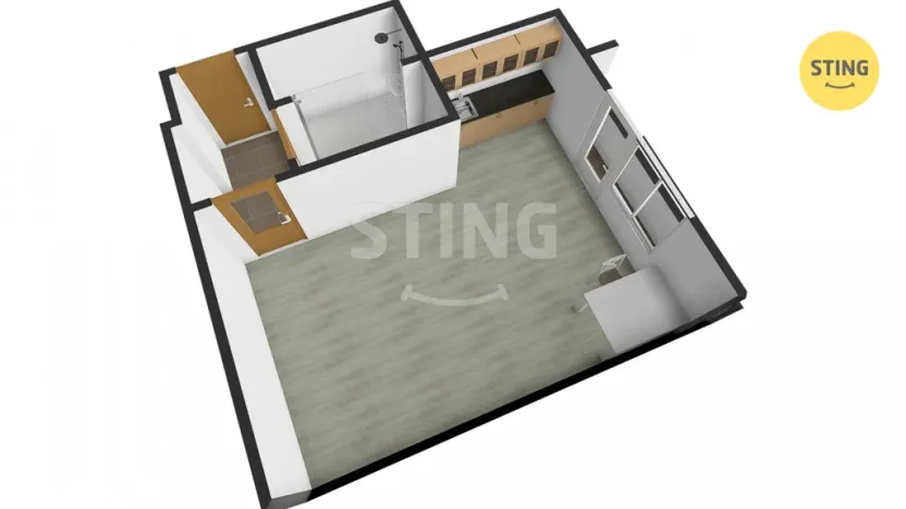 Prodej bytu 1+kk, Ostrava, Alžírská, 25 m2