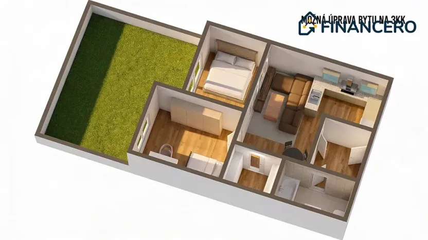 Prodej bytu 2+kk, Brno, Řípská, 67 m2