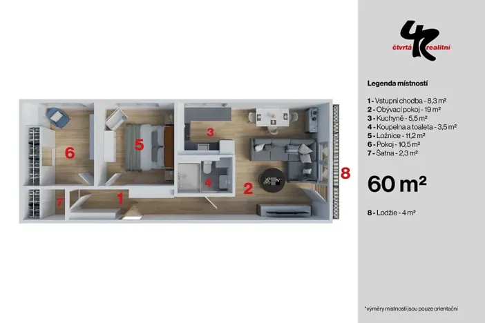 Prodej bytu 3+kk, Praha - Hloubětín, Klánovická, 64 m2