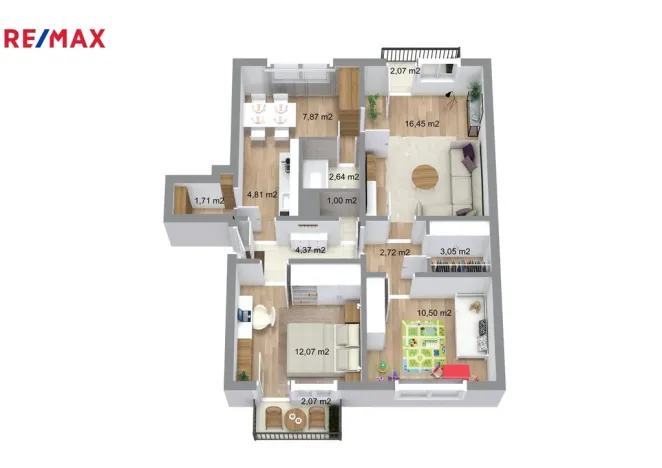 Prodej bytu 3+1, Brno - Řečkovice, Kremličkova, 75 m2