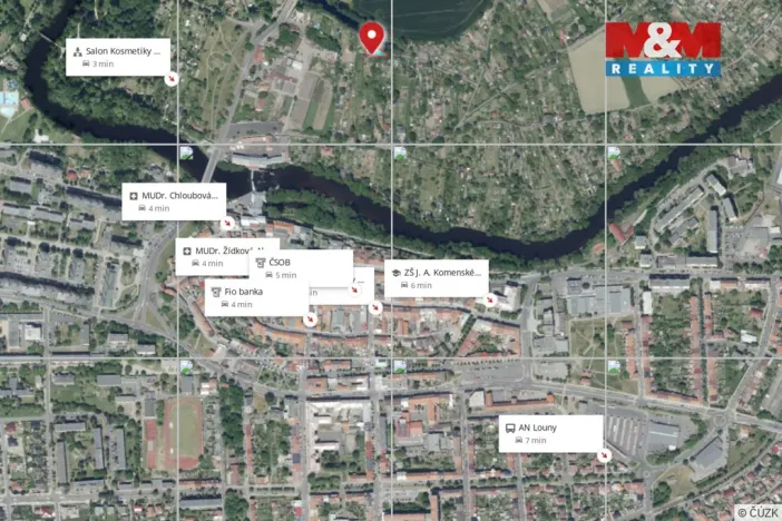 Prodej zahrady, Louny, Na Losech, 597 m2