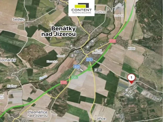 Pronájem skladu, Benátky nad Jizerou - Benátky nad Jizerou II, Průmyslová, 10232 m2