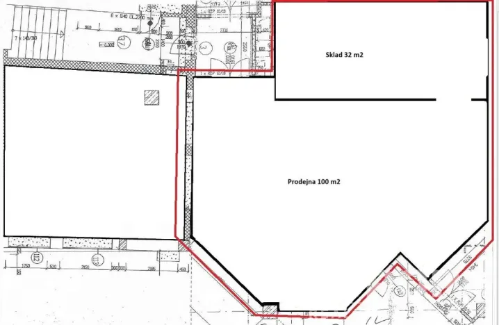Pronájem obchodního prostoru, Vrchlabí, Krkonošská, 132 m2