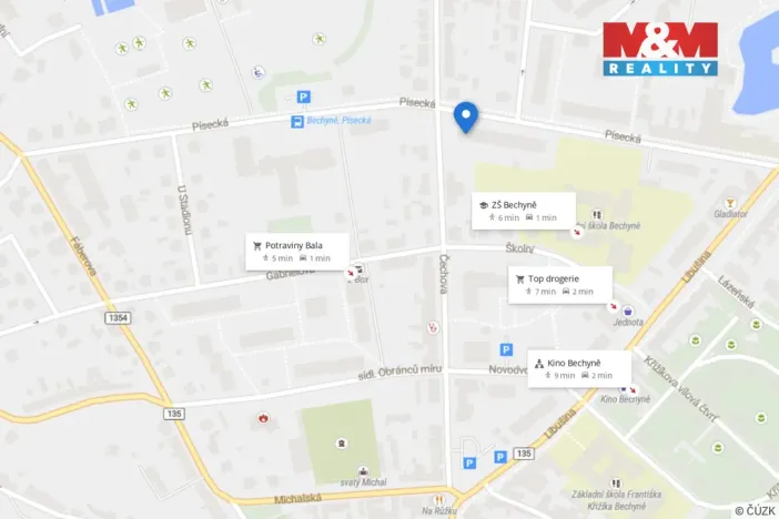 Pronájem bytu 2+kk, Bechyně, Písecká, 40 m2