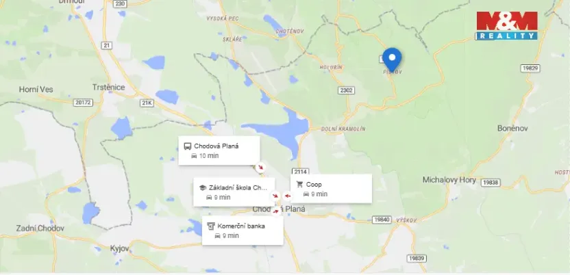 Prodej chaty, Chodová Planá - Pístov, 18 m2