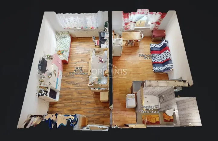 Prodej bytu 1+1, Jirkov, Na Borku, 39 m2