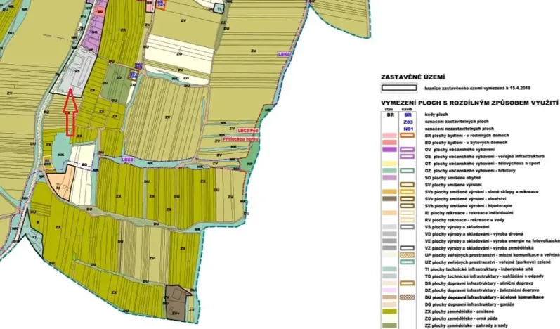 Prodej komerčního pozemku, Zaječí, 5838 m2