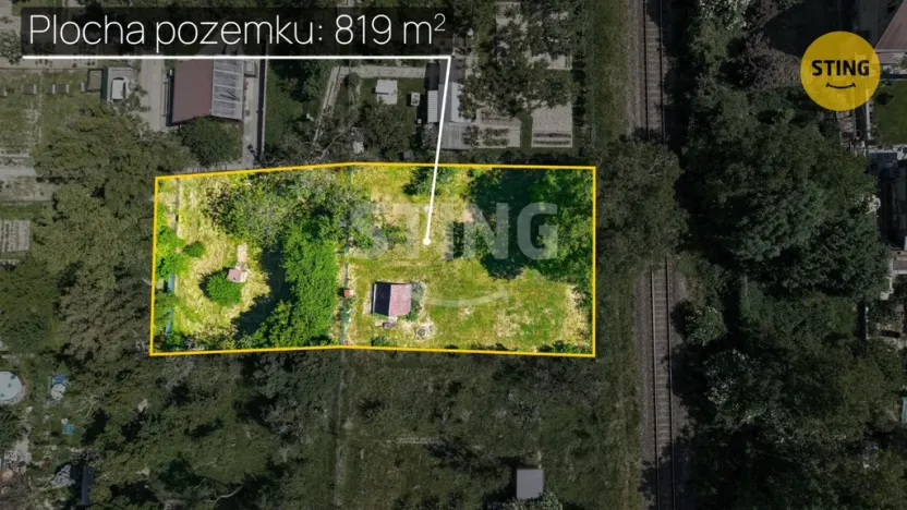 Prodej zahrady, Znojmo, 819 m2